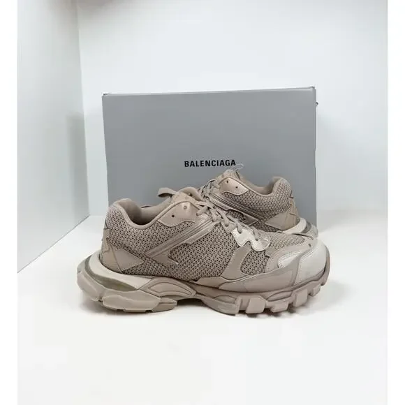 Size 45EU/12US - Balenciaga Track.3 Sneaker Dark Beige⌛️NEW/RETAIL $1K!